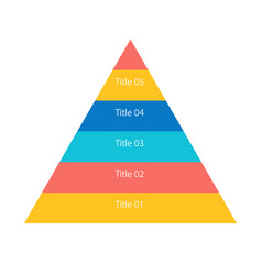 Healthy Food Infographic Pyramid Chart Design