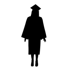 Silhouette Of A College Graduate7