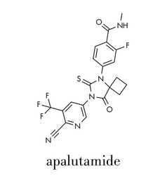 Apalutamide Prostate Cancer Drug Molecule