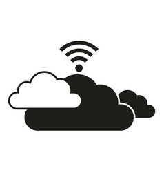 Internet Cloud Data Icon Simple Smart