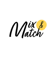 Mix And Match Hand-drawn Lettering