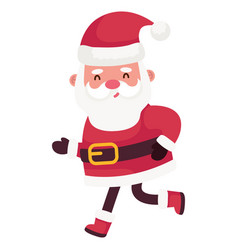 Santa Claus Running