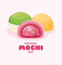 National Mochi Day Poster