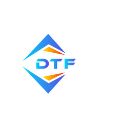 Dtf Abstract Technology Logo Design On White