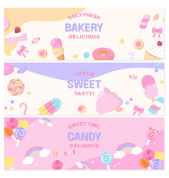 Bakery And Candy Banner Template