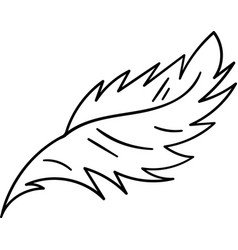 Feather Bird Outline