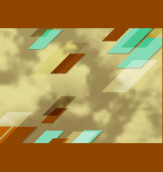 Abstract Bright Tech Geometric Design With Sepia