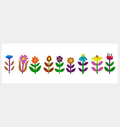 Flower With Leaf Icon Isolated Eco Clipart