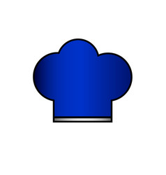 Chef Hat Icon On White