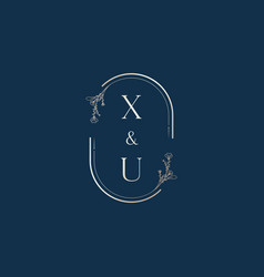 Xu Wedding Invitational Floral Initial Concept