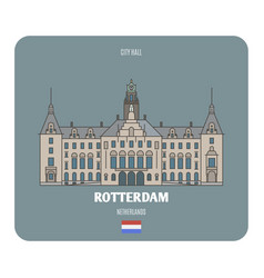 City Hall In Rotterdam Netherlands