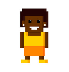 Afro Woman Pixel 8 Bit