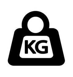 Weight Kg Sign Symbol Icon