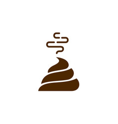 Bunch Of Brown Shit Icon In Trendy Line Style