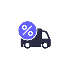 Car Leasing Icon With A Van