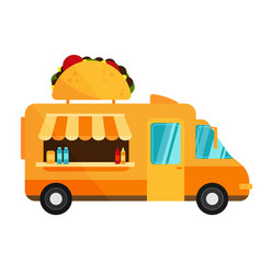 Taco Truck Street Fast Food Truck Takeaway