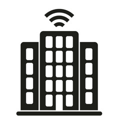 Smart Office Building Icon Simple Work