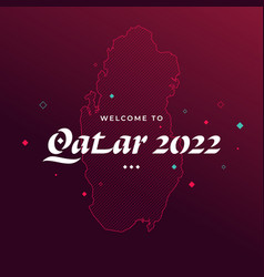 Welcome To Qatar 2022 Banner