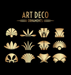 Geometric Gatsby Art Deco Ornament Design Set