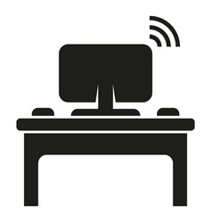 Work Place Remote Control Icon Simple