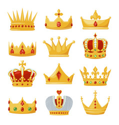 Crowns Royalty Free Vector Image - VectorStock