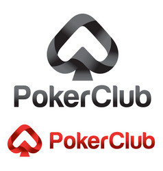 Modern Gradient Poker Club Sports Logo Design