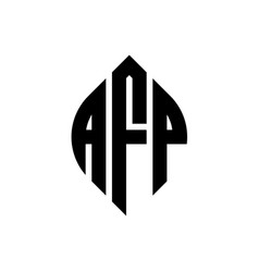 Afp Circle Letter Logo Design With Circle