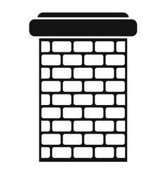 Brick Chimney Icon Simple House Roof