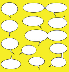 Comic Book Speech Bubbles