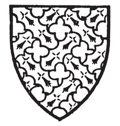 Giffard Bore Gules With An Engrailed Fret