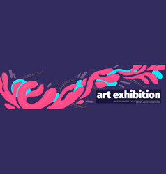 Art Exhibition Banner Invite To Artist Exposition