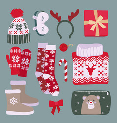 Christmas And Winter Set Of Clothing And Items