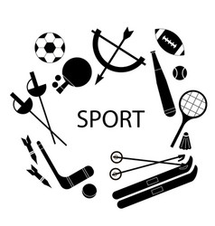 Concept Of Simple Sports Icons