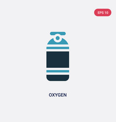 Two Color Oxygen Icon From Industry Concept