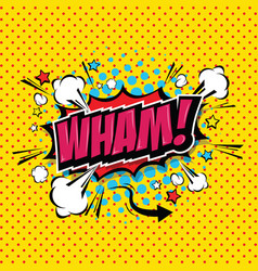 Wham Comic Speech Bubble Cartoon