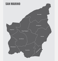 San Marino Administrative Map