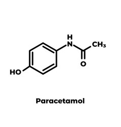 Paracetamol Or Acetaminophen Chemical Structure