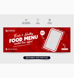 Healthy Food Promotional Template Design