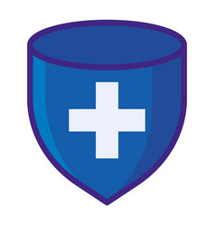 Medical Shield With Cross