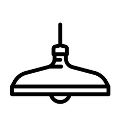 Overhead Lighting Living Room Line Icon