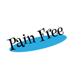 Pain Free Rubber Stamp