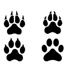 Panther Paw Silhouette Bundle