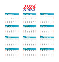 Monthly Wall Calendar 2024 Templates