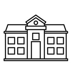 Oxford University Icon Outline Style