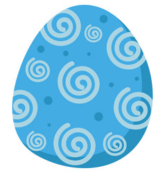 Blue Easter Egg