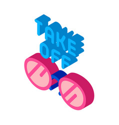 Take Off Glasses Isometric Icon