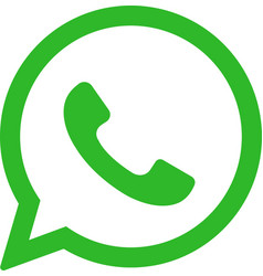 Whatsapp Icon Flat Or Line Popular