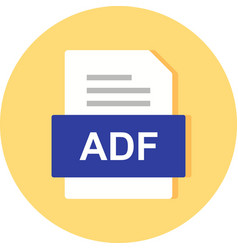 Adf File Document Icon