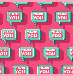 Thank You Bubble Pattern Seamless Gratitude