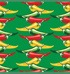 Red Hot Pepper Seamless Texture Pattern